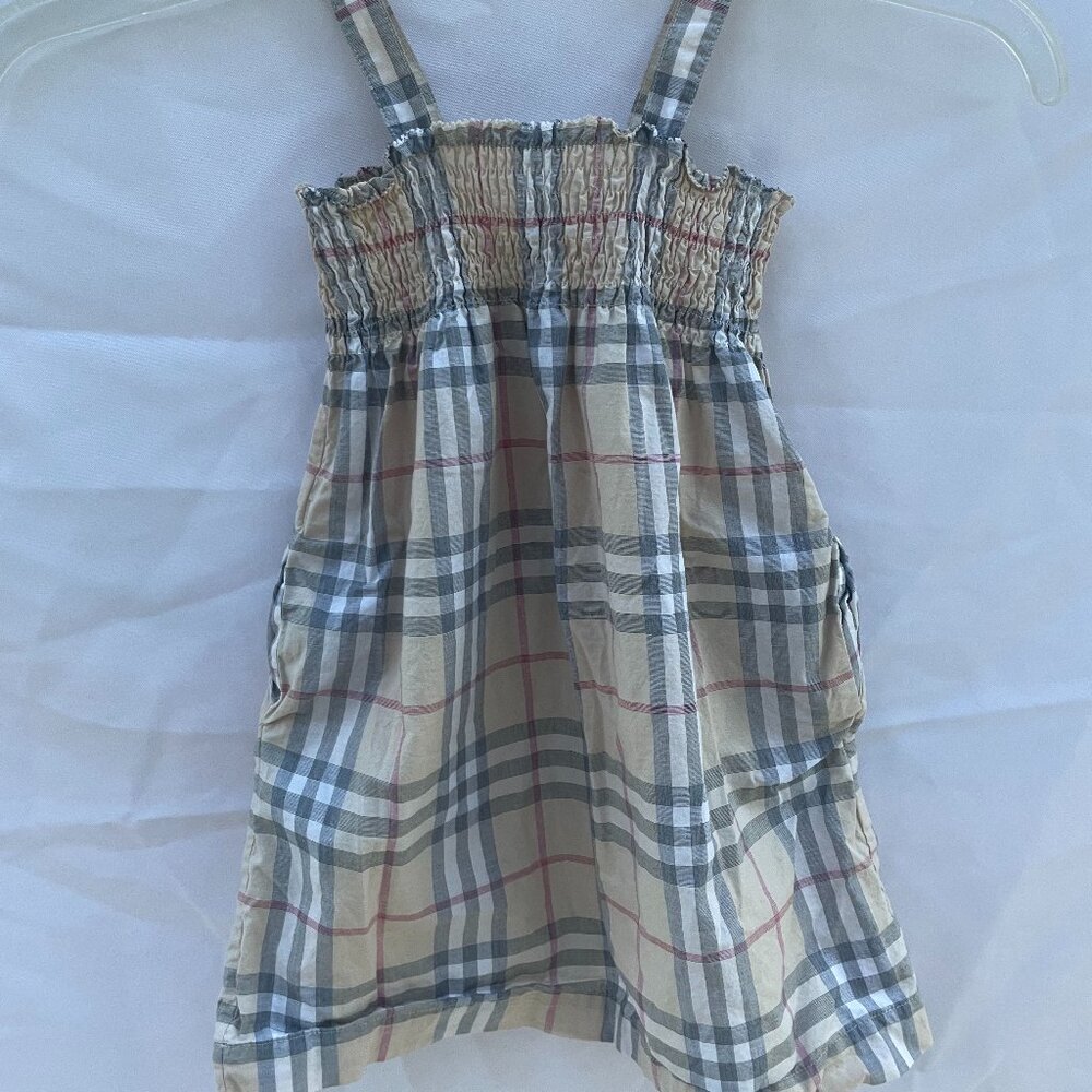 Burberry Baby Girl's Smocked Check Plaid Sundress